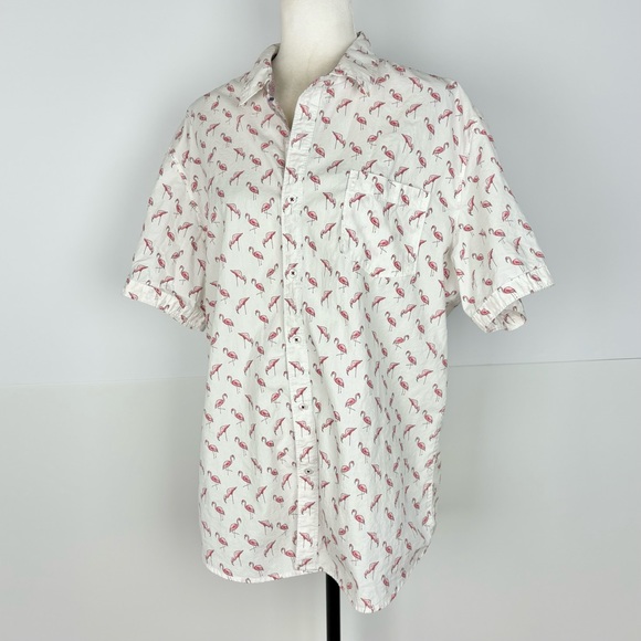 Michael Brandon pink flamingo shirt - Picture 4 of 8